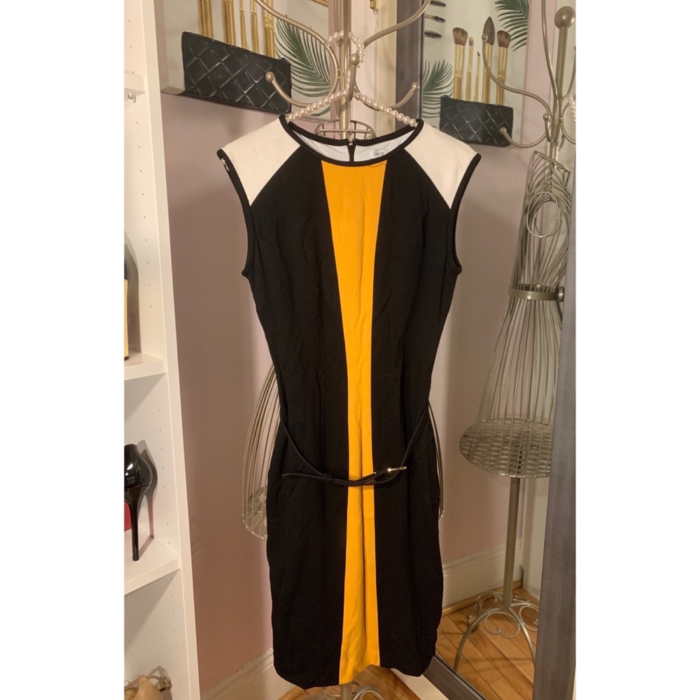 Cache Knee Length Color Block Dress - image 1